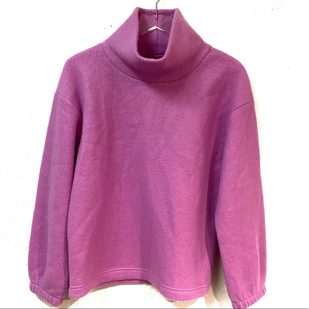 Gap Oversized Turtleneck Sweater Purple M